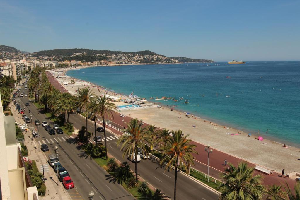 Appartement avec vue mer sur la Promenade des Anglais Nice Extérieur photo
